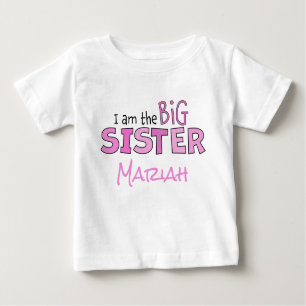 Sister Girly Pink Modern Typography Cute