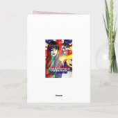 Sister-In-Law Verjaardagskaart, met Tulpen Kaart (Achterkant)