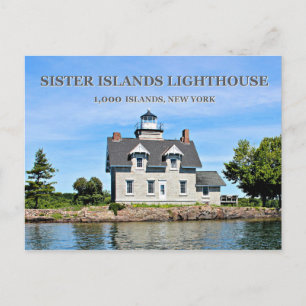 Sister Islands Lighthouse, New York Carte postale