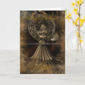 Sister Kaart Steampunk Moonies Cutie Pie (Gele Bloem)