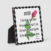 SISTER-PLAQUE FOTOPLAAT (Voorkant)