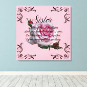 SISTER QUOTE CANVAS AFDRUK (Insitu (Houten vloer))