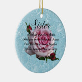 SISTER QUOTE CERAMIC ORNAMENT (Rechts)