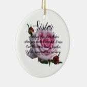 SISTER QUOTE KERAMISCH ORNAMENT (Rechts)
