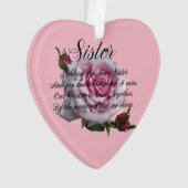 SISTER QUOTE ORNAMENT (voorkant)