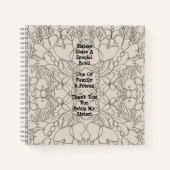 Sister Sentiment Carnet Abstrait (Devant)