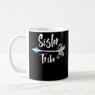 Sister Tribe Tribal Arrow Heldere kleuren Koffiemok