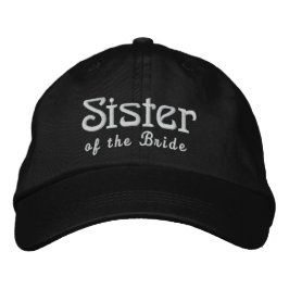 SISTER van de BRIDE Naam van de Douane BLACK B3 Pet