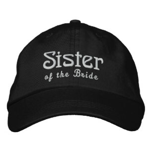 SISTER van de BRIDE Naam van de Douane BLACK B3 Pet