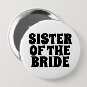 SISTER VAN DE BRIDE RAND BUTTON BADGE (Voorkant /achterkant)