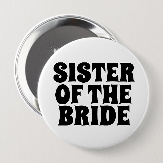 SISTER VAN DE BRIDE RAND BUTTON BADGE (Voorkant /achterkant)