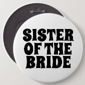 SISTER VAN DE BRIDE RAND BUTTON BADGE (Voorkant /achterkant)