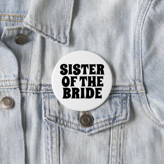 SISTER VAN DE BRIDE RAND BUTTON BADGE (In situ)