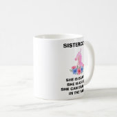 Sistercorn, Zuster Cadeau, Grappig Zuster Cadeau, Koffiemok (Voorkant rechts)