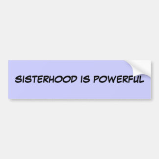 SISTERHOOD IS KRACHTIG BUMPERSTICKER
