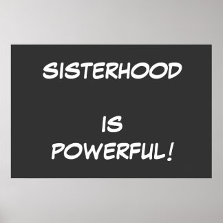 Sisterhood is krachtig! POSTER