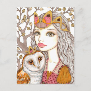 Sisterhood of the White Owl Briefkaart