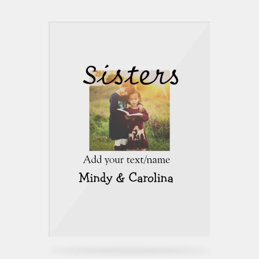 Sisters besties BFF ajouter nom de la photo nom fa (Recto)