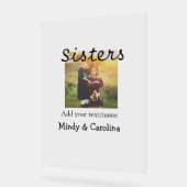 Sisters besties BFF ajouter nom de la photo nom fa (Angle)