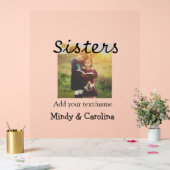 Sisters besties BFF ajouter nom de la photo nom fa (Mariage)