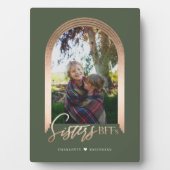 Sisters BFFs Elegant Arch Lijst Foto Keepomwille Fotoplaat (voorkant)