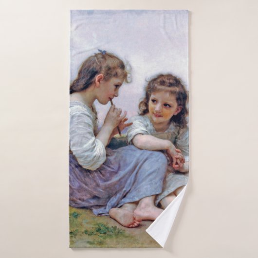 Sisters, Bouguereau Badhanddoek (Badhanddoek)