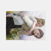 Sisters, Bouguereau Fleece Deken (Voorkant (Horizontaal))