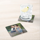 Sisters, Bouguereau Vierkante Kartonnen Onderzetter (Insitu)