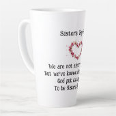 Sisters By Heart Chosen Sisters Coffee / Latte Mok (Linkerhoek)