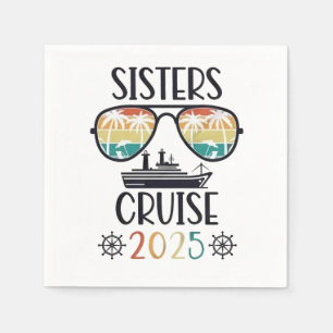 Sisters Cruise 2025 Familie Matching Trip Servet