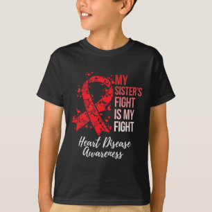 Sister's Fight is mijn strijd tegen hartziekte bew T-shirt