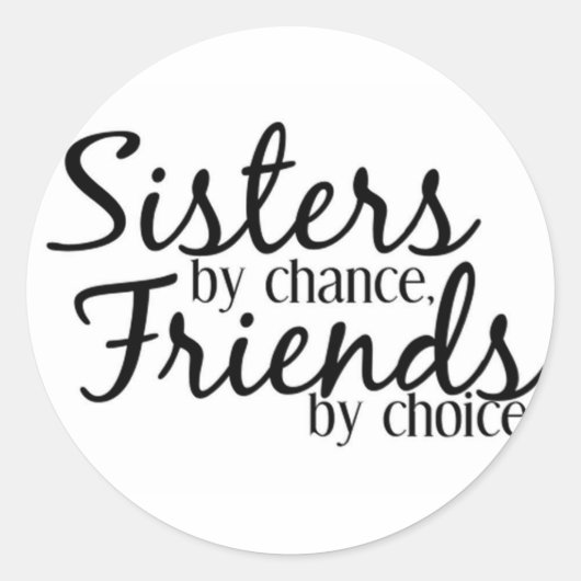 Sisters Friends stickers (Devant)