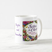 Sisters in Christ Personalized Coffee Mug (Devant droit)