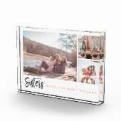 Sisters maken de beste vrienden drie fotocollage fotoblokken (Rechts)