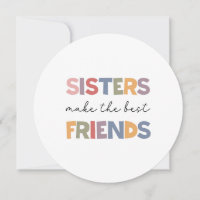Sisters maken de beste vrienden