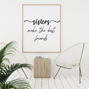Sisters maken de beste vrienden poster