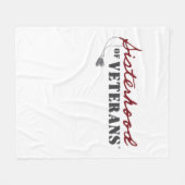 Sisters of Veterans Military Pride Design Fleece Deken (Voorkant (Horizontaal))