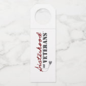 Sisters of Veterans Military Pride Design Flessenhanger (Achterkant)