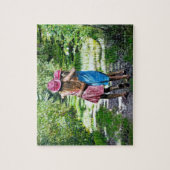 Sisters Oil Painting Puzzle (Vertical)