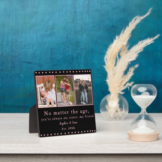 Sisters Photo Mug Plaque – Personalized Gift (Insitu)