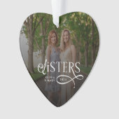 Sisters Photo Personalized Monogram Gifts (devant)