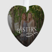 Sisters Photo Personalized Monogram Gifts (devant)