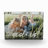 Sisters Photo Typografie Fotoblokken (Voorkant)