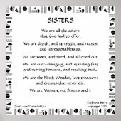 SISTERS... POSTER (Voorkant)