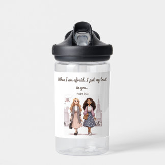 sisters preaching bottle of water  waterfles