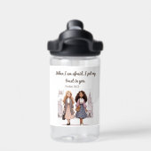 sisters preaching bottle of water  waterfles (Achterkant)