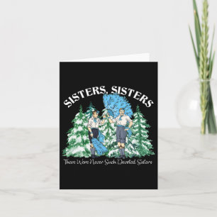 Sisters Pyjamas Vakantie Witte Kerstfilm 1954 Kaart