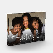Sisters Script Foto Blok (Links)