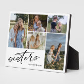 Sisters Script | Foto-inkuilzussen Fotoplaat (Zijkant)