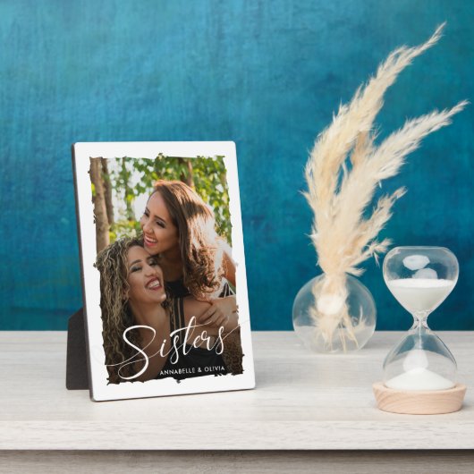Sisters Script Moderne foto Fotoplaat (Zijkant)